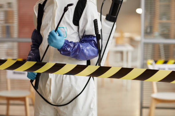 Professional Sewage Cleanup technician working in Carrollton, VA